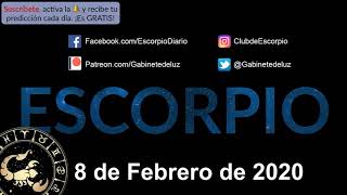 Horóscopo Diario - Escorpio - 8 de Febrero de 2020