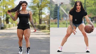 FEMALES BODYBUILDING, - Bakhar Nabieva, IFBB MUSCLE,GYM WORKOUT, BEAUTIFUL GIRL,