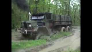 U.S. army truck M35A2 in off-road