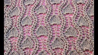 Διχτυωτη πλεξη με σχέδιο φύλλα με βελόνες / summer stitch knitting pattern for beginners
