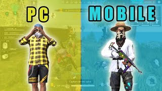 PC vs MOBILE - Free Fire: Battleground
