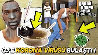 CJ 'E CORONA VİRÜSÜ BULAŞTI ! GTA SAN ANDREAS GERÇEK HAYAT MOD