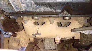 Треснул коллектор на Mitsubishi Montero Sport Часть 1