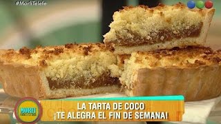 Receta: "Tarta de coco y dulce de leche" - Morfi