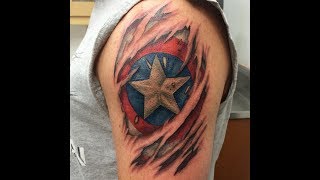 Tatuajes de El Capitán América   -*** Ideas para tu tatuaje ***