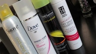 Drugstore Dry Shampoo Comparison!