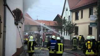 Haus ist nach Brand unbewohnbar