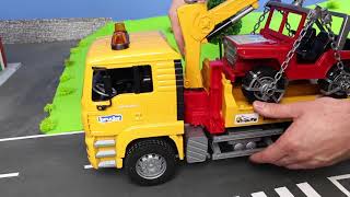 Fire Truck, Excavator, Dump Trucks, Tractor & Bulldozer | Bruder Construction Toy Vehicles for Kids