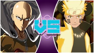 SAITAMA vs NARUTO! (One Punch Man vs Naruto Animation) | REWIND RUMBLE