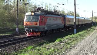 Электровоз ЧС2К-851 с поездом №120М Москва-Саранск