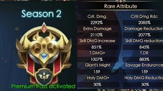 Celestial Pass Season 2 - Working On Stats - Diablo666