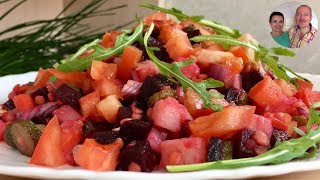 Салат «ВИНЕГРЕТ» | блюдо в ПОСТ | винегрет с чечевицей!