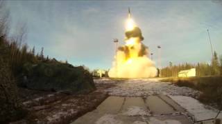 Запуск ракеты Тополь М. Испытание ядерного оружия. Армия России