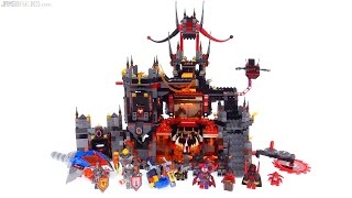 LEGO NEXO Knights Jestro's Volcano Lair review! 70323