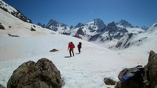 Поход в горы Кавказа часть 2 май 2018