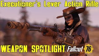 Fallout 76: Weapon Spotlights: Executioner's Lever Action Rifle