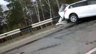 Жесть авария на трассе м53
