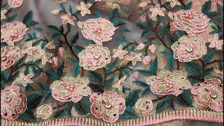 মাত্র  700 tk গজ নেট গজ কাপড়ের কালেকশন..Net goj Fabrics collection..