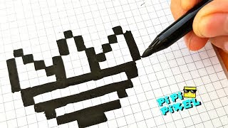 ЛЕГКО РИСУЕМ ЗНАЧОК ADIDAS ПО КЛЕТОЧКАМ !!! АДИДАС PIXEL ART HOW TO DRAW !DRAW SO CUTE