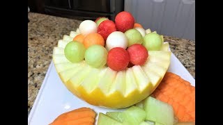 Как Нарезать  АРБУЗ и ДЫНЮ. Самый Вкусный ЛЕТНИЙ ДЕСЕРТ.