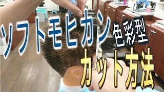 ６「プロ用」ソフトモヒカン（色彩あり）のやり方