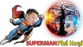 SLENDERMAN LẦN ĐẦU LÀM SUPERMAN PHÁ HOẠI(SIÊU NHÂN) GIẢI CỨU TRÁI ĐẤT