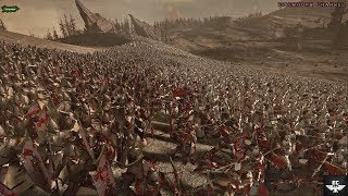 9600 Темных Эльфов vs 9600 Высших Эльфов - Эпическая и Масштабная битва Total War Warhammer II
