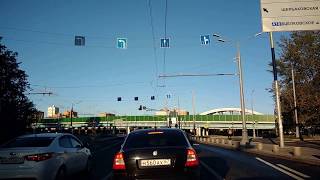 . Москва. 22.08.2018. Поездка в автомобиле по городу