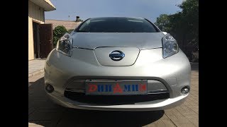 nissan leaf замена штатной акустики,магнитолы и установка сабвуфера