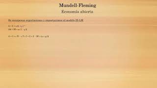 Mundell - Fleming - Parte 1