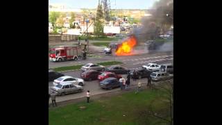 сгорела маршрутка к12 2012-05-13
