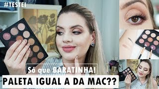 PALETA BARATINHA DUPE DA MAC? | TESTEI