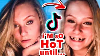 TikTok GIRLS: I'M SO HOT until i SMILE check ???
