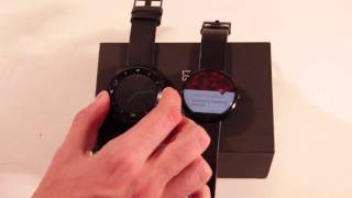 LG G Watch R vs Motorola Moto 360 • Ridble