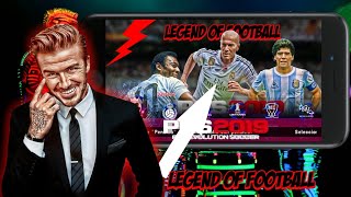 PES2019 Chelito19 V5 Special Legend Of Football update Asean National tim & Ucl 2018-2019 | GoblinTV