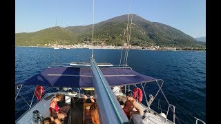 из Вати (Итака) на Сами остров Кефалония // видео 5б, ГречЯхтинг2018