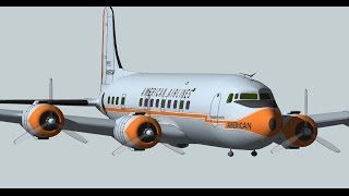 Building a DC-6 model using the Google Sketchup