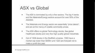 Where are the best investment opportunities? ASX or global?