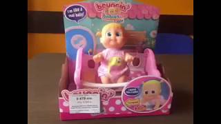 Распаковка Bouncin' Babies. Куколка Бони с кроваткой, 16 см