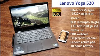Lenovo yoga 520 unboxing & review# Must watch before buy