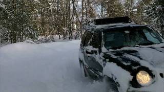 Jeep Liberty - deep snow (part 2)