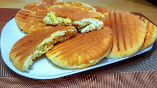 ساندويتشات البانيا بخبز خفيف ريشة و حشوة سهلة و سريعة Sandwich Bania