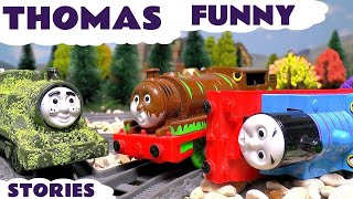 Thomas & Friends Funny Games with Play Doh Minions Toy Trains & Tom Moss Game Fun Stories TT4U