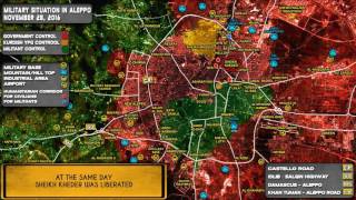 Как сирийские войска освобождали районы Алеппо: с 17 ноября по 2 декабря 2016. Русский перевод.