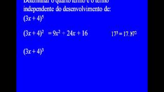 Binomio de Newton - se não existisse