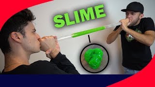 QUEM SOPRA O SLIME MAIS FORTE NA BOCA DO OUTRO! (ft. Lucas Rangel)