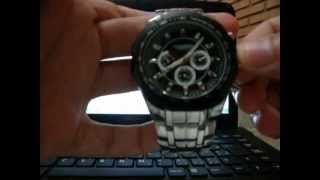 Curren Cool Style Stainless Steel Men's Wrist Watch-Black Dial