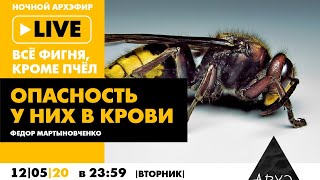 «Опасность у них в крови». Ночной АРХЭфир «Все фигня, кроме пчел»