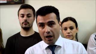 Прес конференција на Зоран Заев по одлуката на Управен суд (02.04.2013)