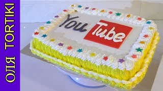 Торт YouTube Как украсить торт белковым кремом Украшение тортов